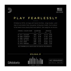 D'Addario NYXL0946-3P - NYXL 3-D pack 009-046